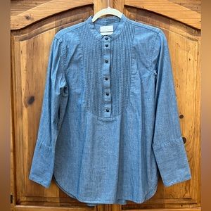 *GIFTED* JCrew Denim Tuxedo Shirt